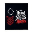 thumbnail image 2 of Durable Soft & Warm Flannel Blanket - Cozy Stars Design for Sofa Travel Bed Chair - Perfect for Patriotic Decor, 2 of 5