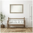 thumbnail image 3 of Amanti Art Custom Wall and Bathroom Mirror (32 x 48 in.), Trellis Silver Frame, 3 of 7