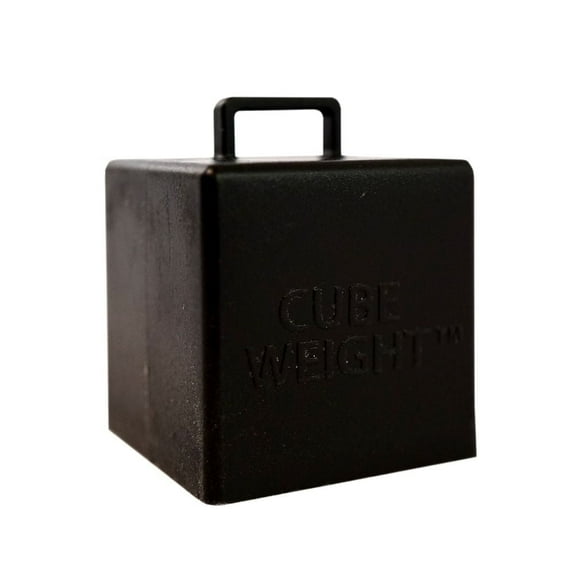 65-gram Cube Weight - Black Balloon Weights - 10 pcs
