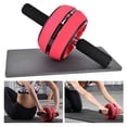 thumbnail image 3 of Exercice Abdominal Muscle, Roue à Roulettes Abdominale 3 Couleurs, Roue Ultra Grand pour Entraînement de Base pour Exercice Abdominal Rouge&Noir, 3 of 8