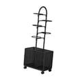 thumbnail image 2 of jinwen Indoor Basketball Storage Rack Space Saving Ball Storage for Home School Gym Black, 2 of 9