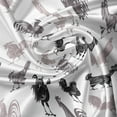 thumbnail image 7 of Ambesonne Rooster Valance & Curtain, Cockerel Chicken Poultry, 55"x36", Charcoal Grey Pale Mauve, 7 of 7