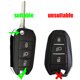 thumbnail image 4 of Funda de silicona plegable para llavero de Peugeot 208, 2008, 301, 308, 3008, RCZ 508, 408, 2008, 307, funda para Citroën C3, C4, Berlingo 2021, 4 of 5