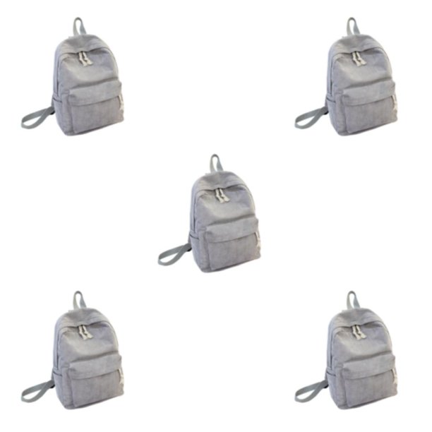 Qarigey De Mujer De Moda Para La Escuela O De Viaje Escolar Espaciosa Y Cómoda Bolsas De Viaje Gris Claro Type2 NO2