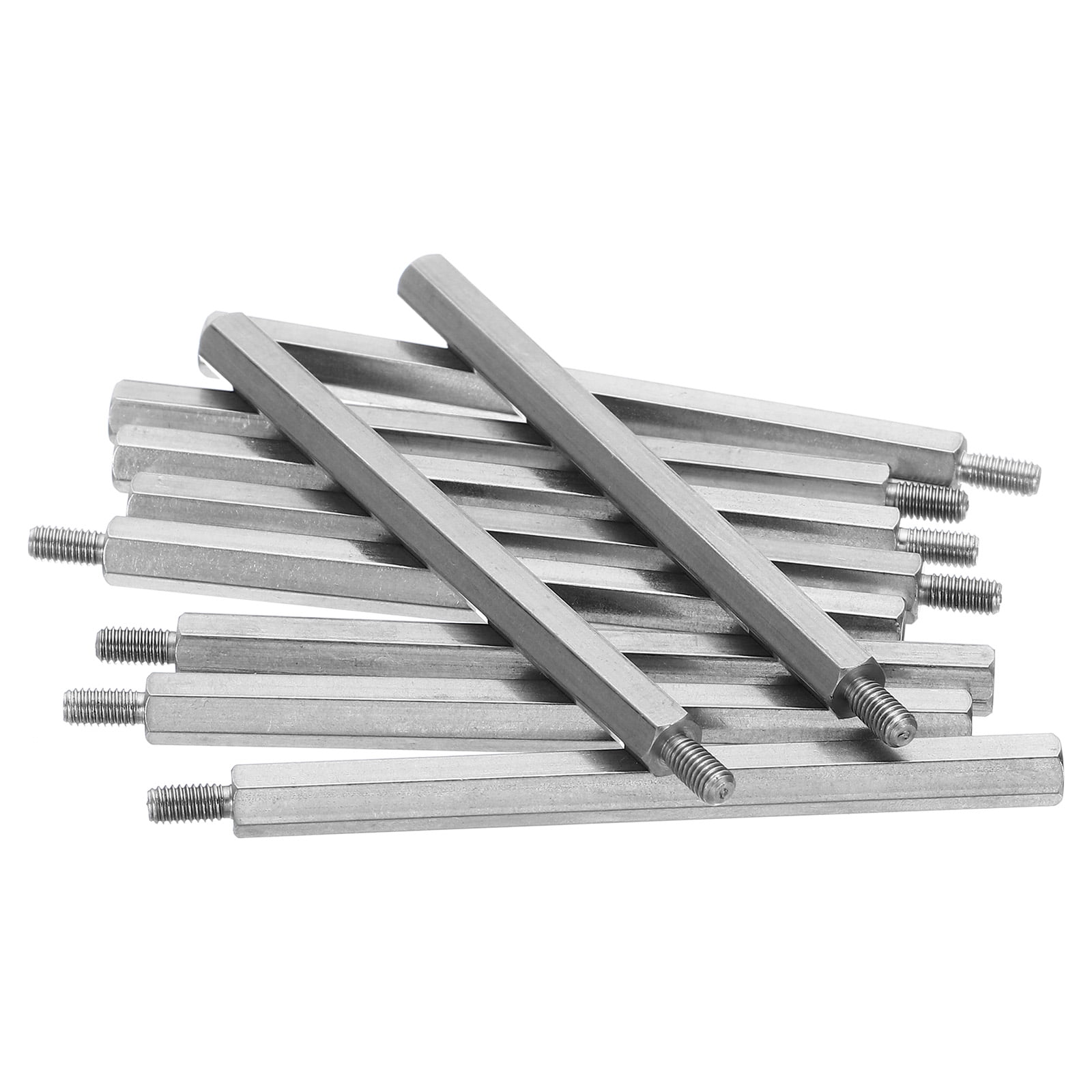 Uxcell M3x60mm+6mm MaleFemale Hex Standoff Screws, Stainless Steel PCB