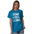 thumbnail image 4 of Como Se Llama Alpaca Animal Humor Men's Graphic T Shirt Tees Brisco Brands 2X, 4 of 6
