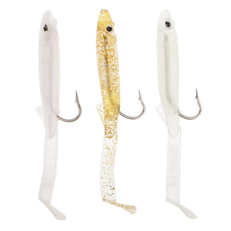 Soft Fishing Eel Swim Artificial with Hook , As described, Length 8.5cm