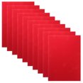thumbnail image 1 of EXHUMKY 10 Pcs Papier Cartonné Rouge Pailleté pour Bricolage Cartes Invitations et Décorations de Fête, 1 of 6