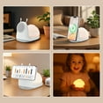 thumbnail image 3 of Charging Station, Wireless Charger, for iPhone 17 16 15 14 13 12, Desktop Nightstand, Detachable LED Lamp Bedside, Cordless Light, Snail-Shaped(White), 3 of 13