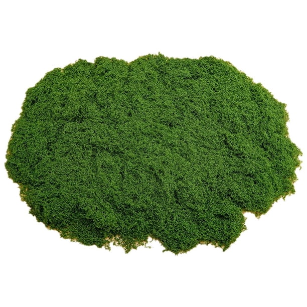 CAIROYAR Plantas verdes artificiales, césped de musgo de poliéster para el hogar, sala de estar, jardín, 2024, artesanías de césped, decoración de paisajes falsos, plantas de musgo, macetas, plantas d