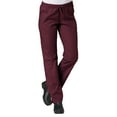 thumbnail image 3 of Maevn Red Panda Women's Curved Mock Wrap Top & Full Elastic Cargo Pant Scrub Set, 3 of 5