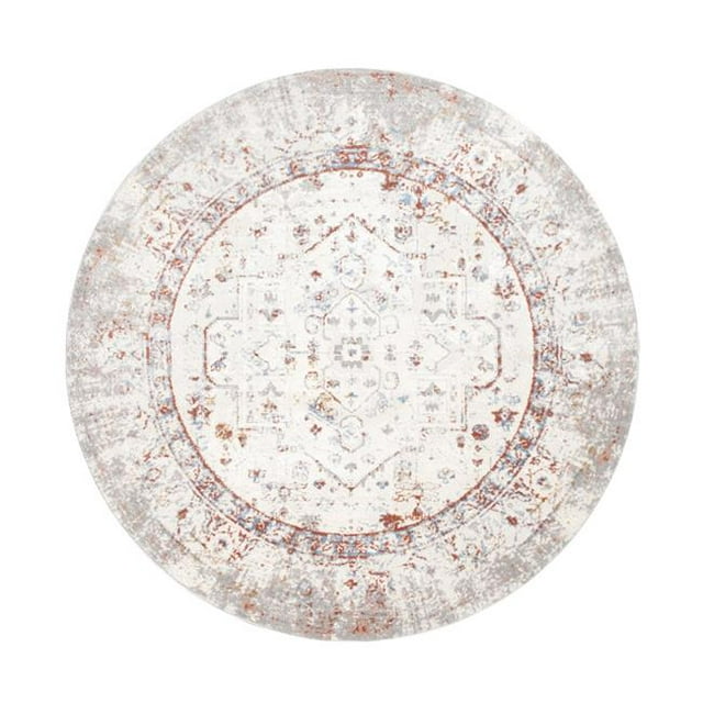 Pasargad Home PD-169C 6xround 6 x 6 Pieds. Efes Conception Métier à Tisser Zone Ronde Rug&44; Multi Couleur
