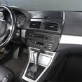 thumbnail image 3 of Marco del panel de interruptores de control de CD Yashi Compatible con BMW X3 2006-2010 Color Patrón de fibra de carbono, 3 of 5