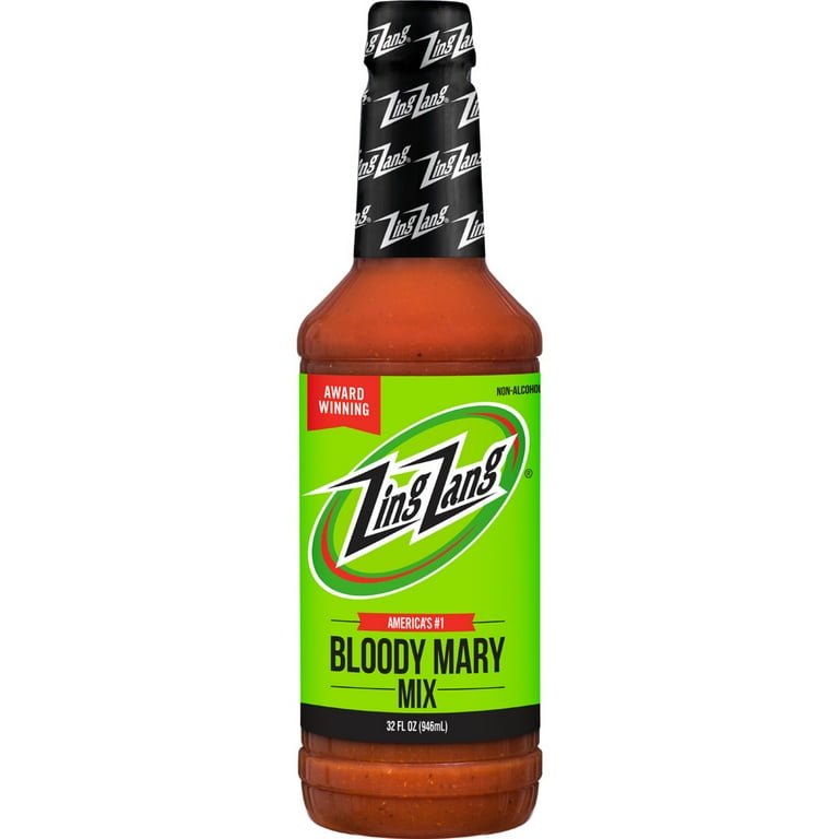 Zing Zang Bold Spicy Bloody Mary Mix with Classic Ingredients, Non