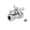 Chrome, variant on Kingston Brass CC44151ZX 1/2-Inch FIP x 1/2-Inch or 7/16-Inch Slip Joint Quarter-Turn Straight Shut-Off Valve in Polished Chrome