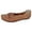 Brown, variant on Women Slip On Loafers Soft Sole Leather Driving Shoes with Tassel Decoration Comfortable Casual Fashion Footwear