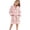 Pink-C, variant on LIIPEE Girls Hooded Sleepwear Robes Cartoon Graphic Long Sleeve Warm Bathrobes Kids Everyday Homewear 2-10 Years