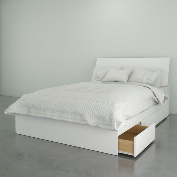 Nexera 2 Piece Full Size Bedroom Set, White
