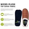 thumbnail image 5 of NotSocks Thin Shoe Insoles for Men & Women – Bamboo Charcoal Odor Control (2-Pack, Adult Black), 5 of 8