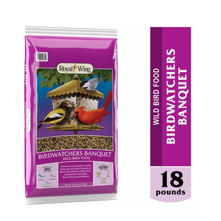 Royal Wing Birdwatchers Banquet Wild Bird Food 18 lb