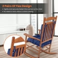 thumbnail image 3 of iMounTEK Rocking Chair Cushion Set, Navy Blue, 21" x 17" x 3", 3 of 10