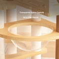 thumbnail image 5 of Villeston 66.9" Wood Cat Tree Tower for Indoor Cats with Sisal-Covered Scratching Posts and Top Perch, Cat Condo with Acrylic Hammock for Small Large Cats, 5 of 7