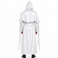 thumbnail image 4 of Adult Halloween Priest Robe Costume, Medieval Monk Inspired Cosplay Outfit For Costume Parties, Stage Performances, Theater Events, Photo Sessions, Role Play, Festivals And Themed Dress Up, 4 of 7
