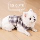 thumbnail image 4 of Ganfancp Christmas Dress Costume Pet Santa Claus Clothes Velvet Dresses Puppy Winter Cold Weather Coat Xmas Holiday Outfit Clothing Red Skirt Apparel Rebajas Flash Deals 1X Ropa para Mascotas, 4 of 6