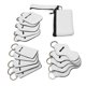 thumbnail image 1 of Juego de Llaveros ANGGREK de Bolsa Pequeña para Bricolaje Pulsera en Blanco, 1 of 8
