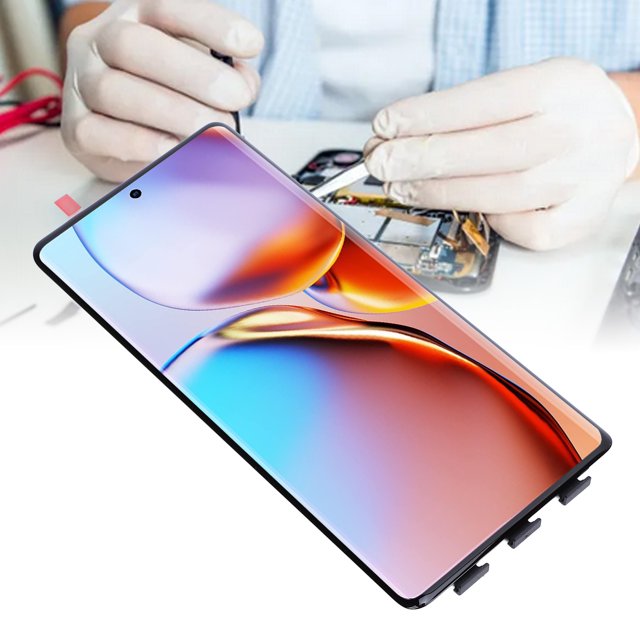 Reemplazo De Pantalla, Reemplazo De Ensamblaje De Digitalizador De Pantalla De Alta Resolución Curvo 1080x2400 Píxeles Profesional Con Herramientas De Reparación Para Moto Edge
