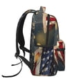 thumbnail image 3 of Easygdp North American Bald Eagle1 Mochila Ergonómica Versátil para Laptop - Múltiples Bolsillos, Correas Ajustables, Unisex para Escuela, Viajes y Actividades al Aire Libre-One Size, 3 of 5