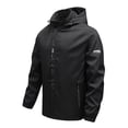 thumbnail image 3 of TAIAOJING Men's Cargo Jacket Autumn And Winter Solid Casual Simple Coat Sports Zipper Pocket Flying Jacket Baseball Clothes, 3 of 8