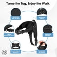 thumbnail image 2 of Arnés para perros Copatchy sin tirones, reflectante, ajustable, negro, XS, 2 of 8