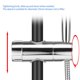 thumbnail image 4 of Gran Oferta, Soporte De Cabezal De Ducha Deslizante De Riel Ajustable, Soporte De Barra De Elevación, Soportes De Montaje De Cabezal De Rociador Guardurnaity HA017267-00, 4 of 5