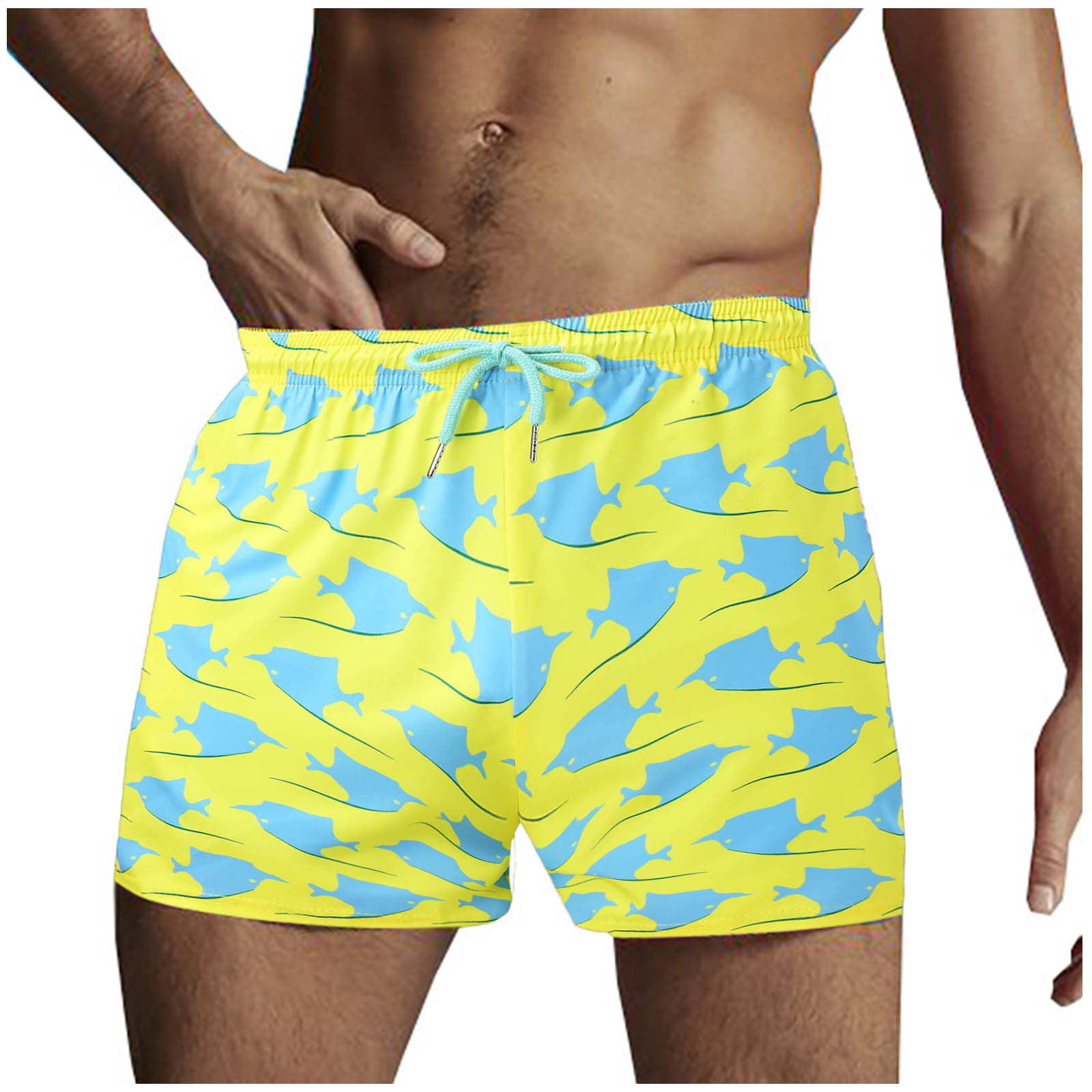 DTMN7 Cool Pineapple Mens Beach Shorts Casual Classic Printing Quick Dry Swim Trunks With Pockets