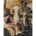 thumbnail image 2 of Paul Kleinschmidt 15x18 Gold Ornate Wood Frame and Double Matted Museum Art Print Titled - Still Life with Coffee Pot, Corinths and Fruit (1931), 2 of 4