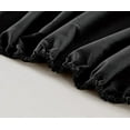 thumbnail image 4 of Chezmoi Collection 6-Piece Black Sheet Set King - Extra Soft Breathable Brushed Microfiber Bed Sheets with 15" Deep Pocket & 4 Pillowcases, 4 of 5