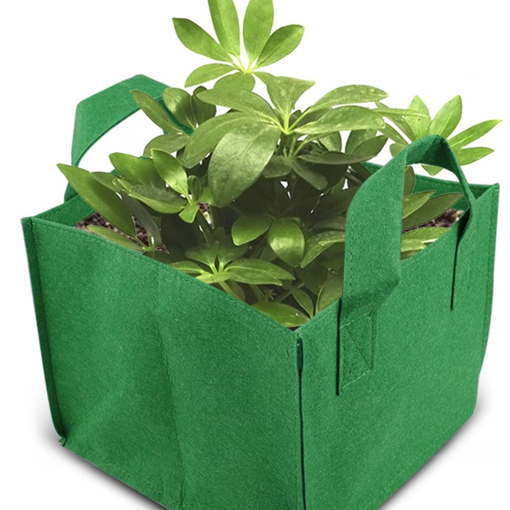 Grow Planter Bag Thickened Fabric Pots Aeration Fabric Plant Bags with Stitching Reinforced