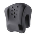 thumbnail image 1 of Almohada cervical para silla de oficina con reposacabezas, almohada de escritorio para siestas, cojín de soporte cervical para sofá, avión, viajes, Gris oscuro, 1 of 8