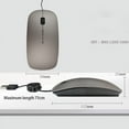 thumbnail image 2 of Retractable Wired Mouse Notebook computer telescopic wired mouse Silent Mouse USB Optical Mouse for Office,Games, 2 of 4