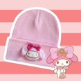 thumbnail image 2 of Roffatide Anime Melody Cute Beanie Hat Kawaii Lolita JK Caps Winter Knit Hat for Boys Girls Embroidered Beanie Cap, 2 of 3