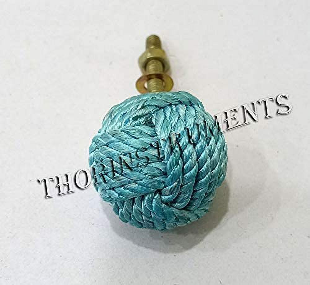 Vintage Hardware Jute Knobs Rope Knot Drawer Pulls and Knobs for Cabinets Lot OF 12