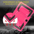 thumbnail image 3 of FIEWESEY for Dragon Touch Y88X Pro/Y88X Plus Case,Rugged case for iRULU X37/YUNTAB Q88/Tagital T7K/ZONKO 7"/LAMZIEN 7"/MEIZE 7"/Contixo 7”/LAMZIEN 7"/Haehne 7"/CARRVAS Kids Tablet 7 Inch (Pink), 3 of 6