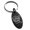 Black, variant on Stainless Steel Carpe Diem Engraved Small Oval Charm Keychain Keyring