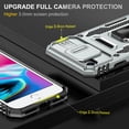 thumbnail image 6 of LeYi iPhone 8 Case, iPhone 7 Case, iPhone SE 2022 Case with Screen Protector [2 Pack], [Slide Camera Cover Protection] Military Grade Shockproof Full Body Protective Cover for iPhone 8/7 Case - Grey, 6 of 9