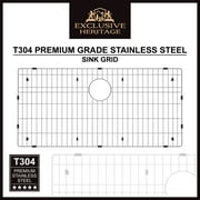 Exclusive Heritage 33x22 Single Bowl Topmount Stainless Steel Kitchen Sink with Strainer and Grid
