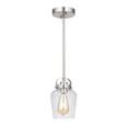 thumbnail image 3 of 53591-BNK Craftmade Lighting Trystan - One Light Mini Pendant in Transitional Style - 5.5 inches wide by 8.65 inches high-Brushed Polished Nickel, 3 of 3