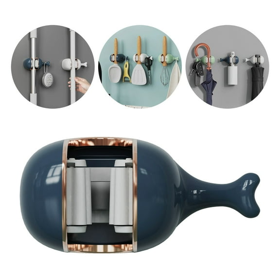 Viflosae Wall Mounted Mop Organizer Brush Mop Hanger Storage Rack Kitchen Tool Cheap Stuff Gifts Under 5 Dollar Items