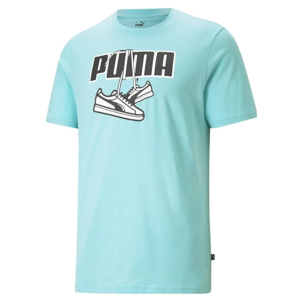 Playera Puma Sneaker Inspired para Hombre 587767-49 azul cielo XL Puma 587767-49 PLAYERA SNEAKER INSPIRED