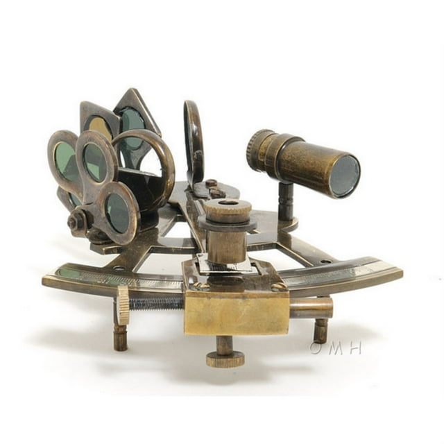 Fully Functional Nautical Sextant in Wooden Box (Medium)